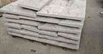 伊春芝麻白蘑菇石，自然面