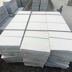 伊春芝麻白毛板，石材毛板