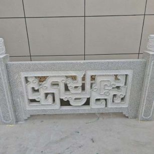 伊春芝麻白河道栏杆 桥栏杆