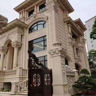 伊春黄金麻别墅外墙异形定制