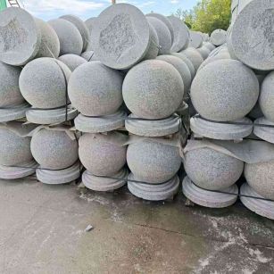 伊春圆球石球挡车球