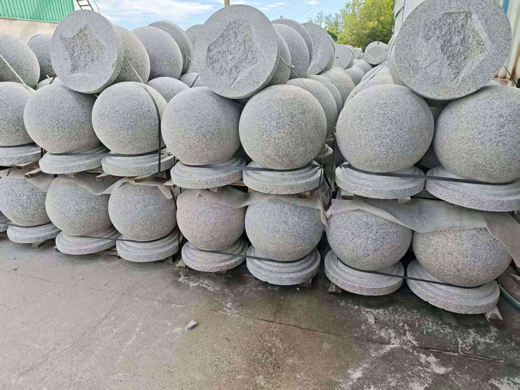 伊春圆球石球挡车球