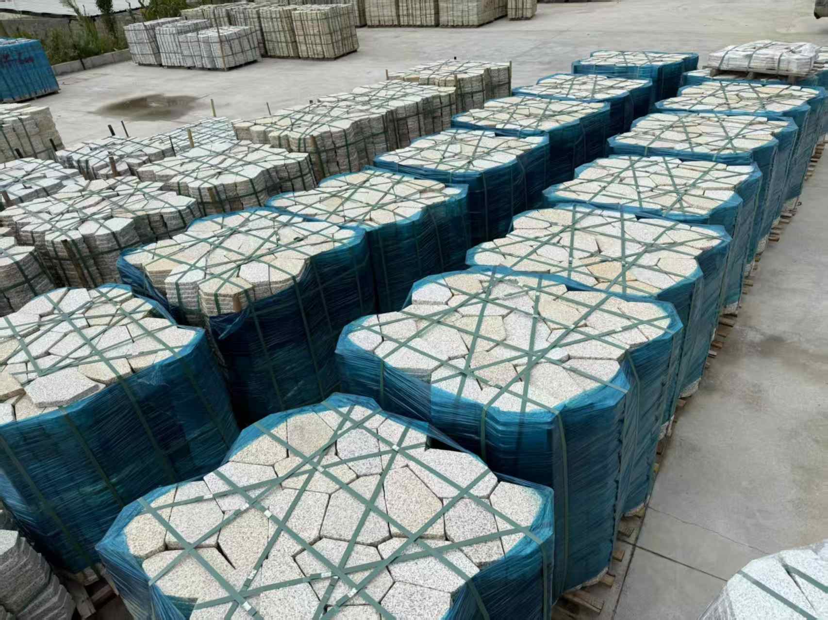 伊春黄金麻冰裂纹 碎拼
